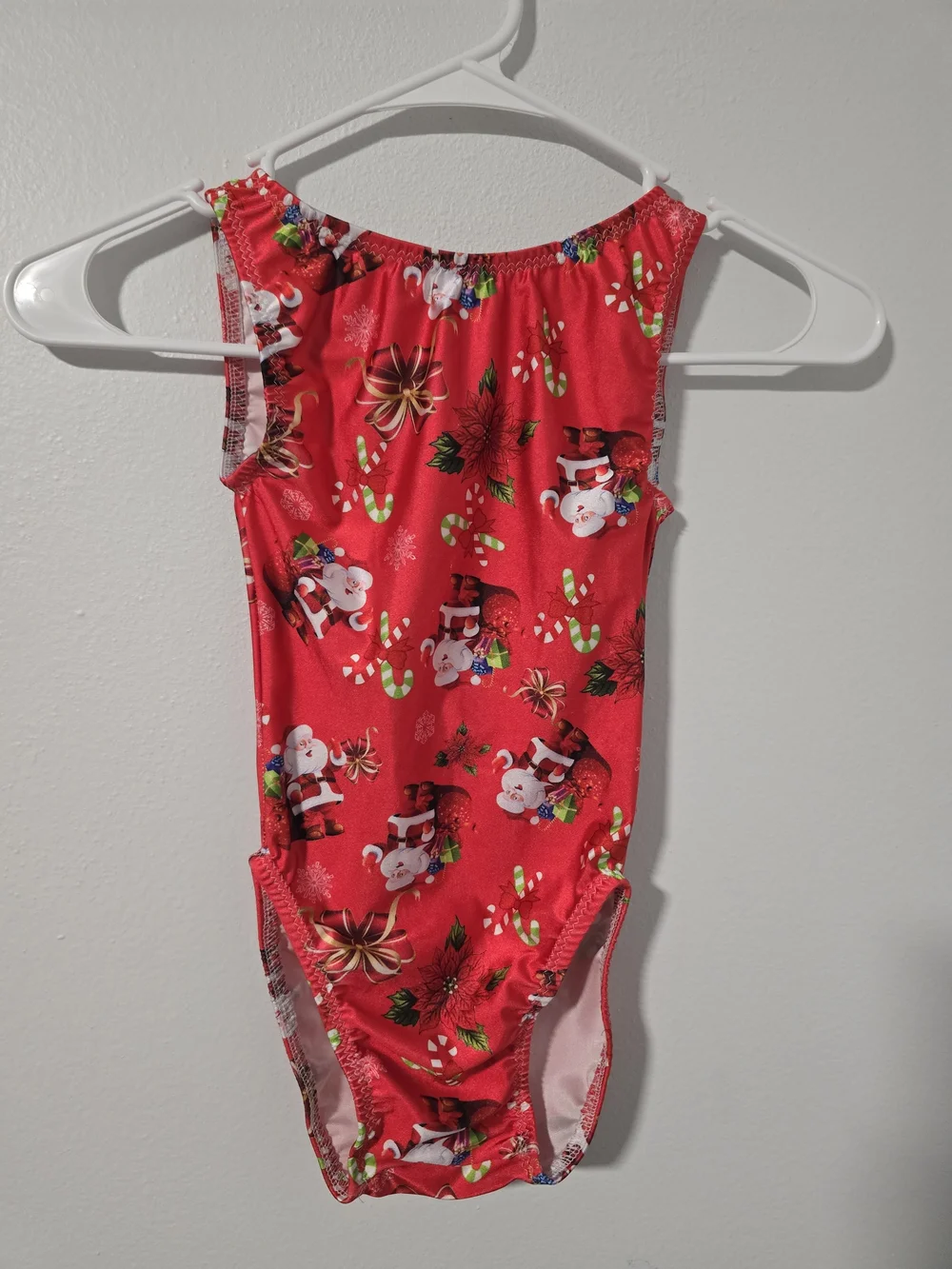 Flip Flop Christmas Gymnastics or Dance Leotard Child Small Santa